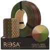3D plastikas PLA tripusė žalia/ruda/smėlio (Army/kamufliažinė) 1.75mm 1kg refill pakuotė Rosa3D