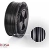 3D plastikas ASA juodas 1.75mm 2.5kg Rosa3D