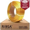 3D plastikas PLA 1.75mm 1kg refill pakuotė Rosa3D - Silk Gold