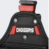 Rosfix Diggers Quick Click dėtuvės kišenė BLACKRED