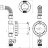 Rosfix MagnaCleanse Atom2 magnetinis filtras + lanksti žarna 3/4 GW