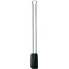 Rosle 26 cm silikono lėkštė grandiklis / RVS juoda