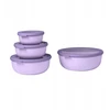 Rosti Mepal Mepal 4 dubenėliai Cirqula apvalūs 350 750 1250 2250 ml Nordic Lilac (106232074600)
