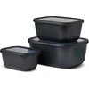 Rosti Mepal Mepal Cirqula Multi-Bowl Set 3-pcs, nordic juodas