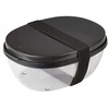 Rosti Mepal Mepal Saladbox Ellipse nordic juodas 107640541100