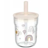 Rosti Mepal Mepal VAIKŲ STIKLINĖ SU ŠIAUDELIU MIO 250ML SUNSHINE & RAINBOW 108023065245
