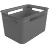 Daiktadėžė ROTHO BRISEN, 16 l, pilka, 36×26,2×21,1 cm
