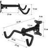 Bicycle Maclean dviračio sieninis laikiklis, horizontalus, plieno, maksimali apkrova 30kg, MC-484