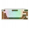Royal Kludge L75 RGB Palm Žalias belaidė klaviatūra | 75%, Hot-swap, rusvai gelsvas switches, US