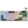 Royal Kludge S85 RGB Baltas Night belaidė klaviatūra | 80% TKL, Hot-swap, Cloud switches, US