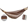 Saska Garden Dvivietis hamakas Royokamp Luxe XXL 250x150cm, rudas