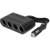 Keturių lizdų prailgintojas su įkrovikliu 2x USB-A + 1x USB-C 12/24V 120W 80 cm AMIO-04367