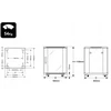 Pulsar RS2266 22U ant grindų pastatoma RACK spintelė