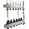 RSZTPX-5 INOX KOLEKTORIUS 5 KONTŪRŲ SU TERMO VOŽTUVU + SRAUTO MATUOKLIU + IŠLEIDIMO VOŽTUVU + VENTILIACIJA „Sigma-Li“ //TG.ROZ.RSZTPX-5