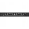 Šakotuvas Ruijie Networks RG-ES209MG-P tinklo komutatorius Valdomas L2 2.5G Ethernet (100/1000/2500) Maitinimas per Eternetą (PoE) Juoda