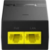 PoE adapteris Ruijie su geltonais RJ45 prievadais