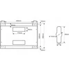 Pulsar RWA666-G RACK spintelė 6U /19'', pakabinama, pilka