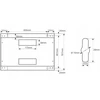Pulsar RWA966-G RACK spintelė 9U /19'', pakabinama, pilka