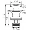 Dugno vožtuvas Ferro S290BL-B