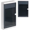 Sabaj System Sabaj Ant paviršiaus montuojama multimedijos spintelė Multialfa plastikinė 310x530x105mm baltos durys, skląstis MULTIALFA 530 BD 5-014MULTIALFA 530 BD