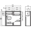 Sabaj Moduliniai perjungimo įrenginiai NRL- 48ZZ48 moduliai per-end IP31 - 4-312