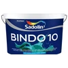 Sienų ir lubų dažai SADOLIN BINDO 10, pusiau matiniai, baltos sp., BW bazė, 2,5 l