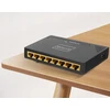 Šakotuvas 8 prievadų gigabito eterneto 1000 MBps skirstytuvo LAN komutatorius Zenwire SG1008