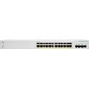 Šakotuvas Cisco jungiklis CBS220-24P-4G, 24xGbE RJ45, 4xSFP, PoE+, 195 W - REFRESH