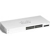 Šakotuvas Cisco jungiklis CBS220-24T-4G, 24xGbE RJ45, 4xSFP, be ventiliatoriaus - REFRESH