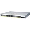 Šakotuvas Cisco jungiklis CBS220-48P-4G, 48xGbE RJ45, 4xSFP, PoE+, 382W - REFRESH