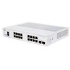 Šakotuvas Cisco jungiklis CBS250-16T-2G, 16xGbE RJ45, 2xSFP, be ventiliatoriaus - REFRESH
