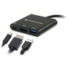 Šakotuvas Stacja/replikator Conceptronic DONN01B 3-w-1 USB-C (DONN01B)