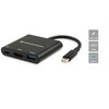Šakotuvas Stacja/replikator Conceptronic DONN01B 3-w-1 USB-C (DONN01B)