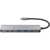 CONCEPTRONIC 6-1 dokas USB-C->HDMI, 2xUSB-A, 3xUSB-C, + 25 cm gr.