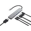 CONCEPTRONIC 6-1 dokas USB-C->HDMI, 2xUSB-A, 3xUSB-C, + 25 cm gr.
