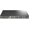 Šakotuvas D-Link DSS-200G-28MPP/E 28-Port Gigabit Smart Managed PoE+ Switch | 24 PoE+ Ports (518 W) + 4 Combo SFP Ports | D-Link