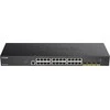 Šakotuvas D-Link | Sukraunamas išmanusis valdomas jungiklis su 10G įkėlimo nuorodomis | DGS-1250-28X/E | Tvarkomas žiniatinklis | Montuojamas ant stovo | Gigabit Ethernet (vario) jungtys kiekis 24