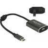 Stotis / replikatorius Delock USB-C - Ekranas Port mini + USB- C Juodas (62990)