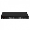 Šakotuvas Edimax 24 gigabito eterneto prievadai ir 4 Rj45/sfp gigabito kombinuotieji prievadai.