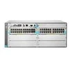 Šakotuvas Hewlett Packard (HP) HP Enterprise 5406R 44GT PoE+ ir 4 prievadų SFP+ (be PSU) v3 zl2 – Tvarkomas – L3 – Gigabit Ethernet (10/100/1000) – Maitinimas per Ethernet (PoE) – Tvirtinimas ant stovo – 4U
