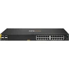 Šakotuvas Hewlett Packard (HP) HPE Hewlett Packard Enterprise Aruba 6000 24G Class4 PoE 4SFP 370W valdomas L3 gigabito Ethernet (10/100/1000) komutatorius, palaikantis PoE 1U