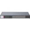 Šakotuvas Hikvision DS-3T1528HP-SI-24P4F tinklo komutatorius Valdomas Gigabit Ethernet (10/100/1000) Maitinimas per Eternetą (PoE) Juoda