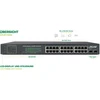 Šakotuvas Switch InLine PoE+ Gigabit 24 prievadų 1Gb/s 2xSFP 19'' 1U (32324P)