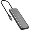Šakotuvas j5create JCD398-N Docking Station Laidinis USB 3.2 Gen 2 (3.1 Gen 2) Type-C pilkas