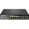 Šakotuvas D-Link Switch DGS-1008P Nevaldomas, Stalinis, 1 Gbps (RJ-45) jungtys kiekis 8, Maitinimo tipas Išorinis