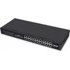 Šakotuvas „Switch InLine ®“ gigabito tinklo komutatorius, 24 prievadų, 1 Gb/s, 19 colių, 1U, metalinis, be ventiliatoriaus
