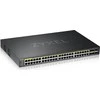 Šakotuvas ZYXEL GS2220-50HP, ES REGIONAS, 48 PRIEVADŲ GBE L2 POE KOMUTATORIUS SU GBE UPLINK (1 METŲ NCC PRO PACK LICENCIJA) (5 METŲ GARANTIJA)