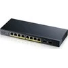 Šakotuvas ZYXEL GS1100-10HPV2, nevaldomas POE 8X gigabitas, 2X šviesolaidinis uplink, 130 vatų POE (5 metų garantija)