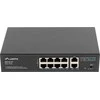 Šakotuvas LANBERG jungiklis PoE 19 colių 10 prievadų 100MB 8 jungtys PoE 30W/prievadas max 120w RSFE-8P-2GE nevaldomas