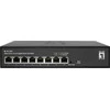 Šakotuvas Level One Switch LevelOne LevelOne GES-2208 łącza jungiama į tinklą Zarządzany L2 Gigabit Ethernet (10/100/1000) Juodas